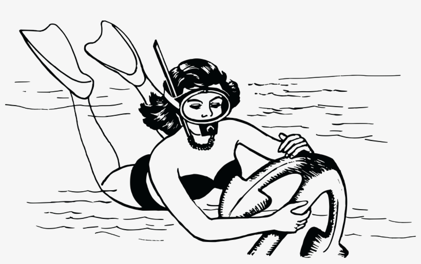 This Free Icons Png Design Of Scuba Diver 2, transparent png #2678545