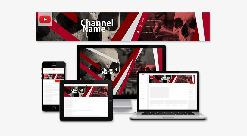 Youtube Thumbnail Templates - Skulls Calendar 2017: 16 Month Calendar [book], transparent png #2678551