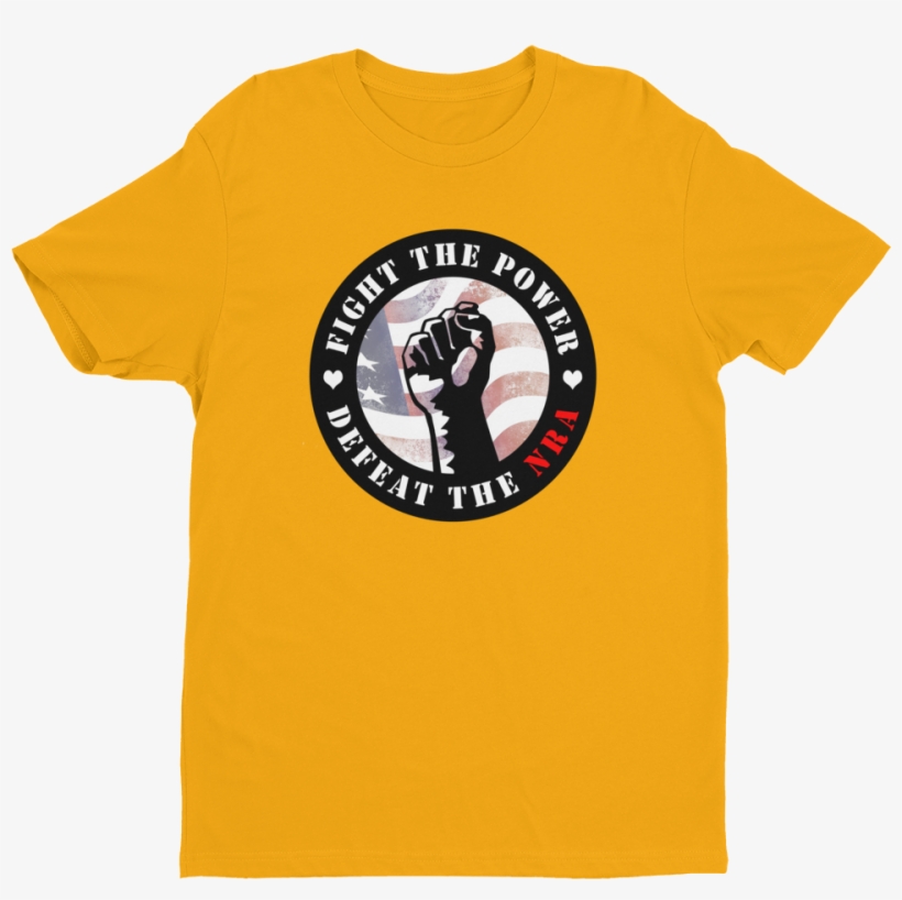 Fight The Power Emblem Anti Nra Unisex Short Sleeve - Lucky Symbols For Love, transparent png #2678977