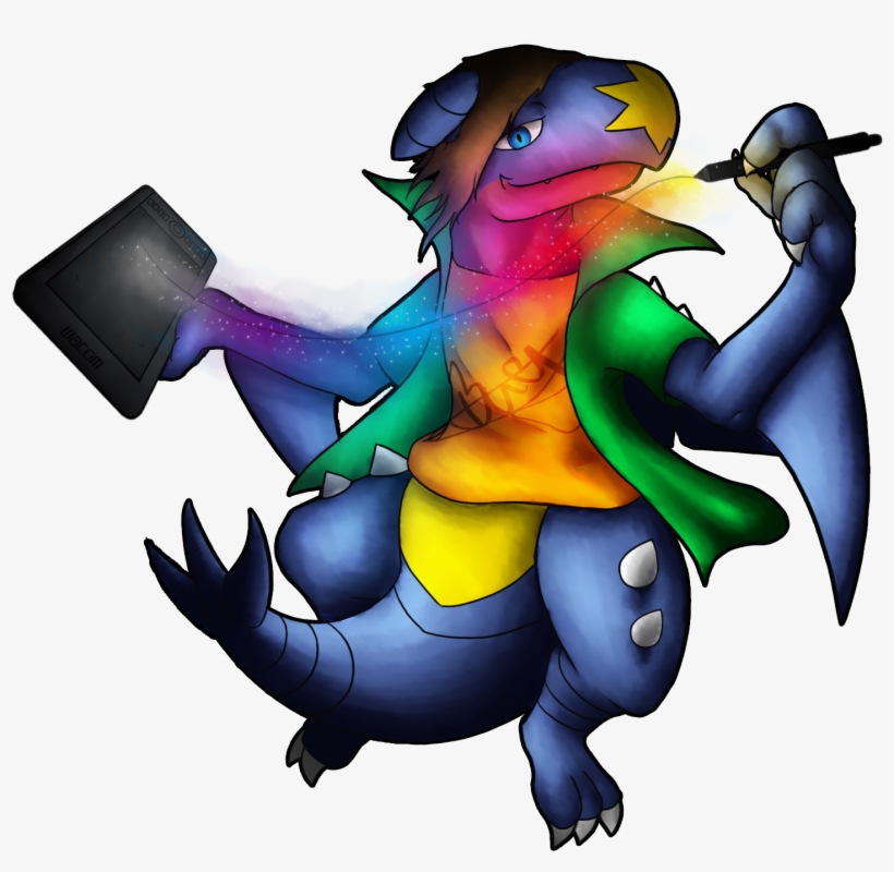 Reezy The Garchomp - Cartoon, transparent png #2680919