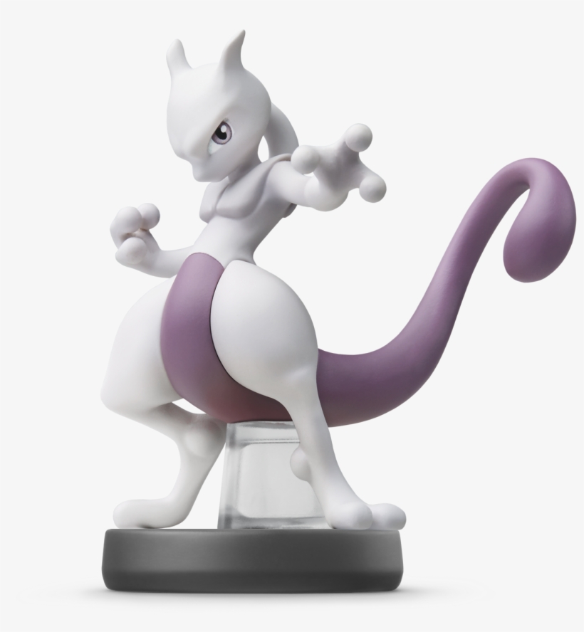 Image - Amiibo - Ssb - Mewtwo - Nintendo - Fandom Powered - Amiibo Mewtwo, transparent png #2681002