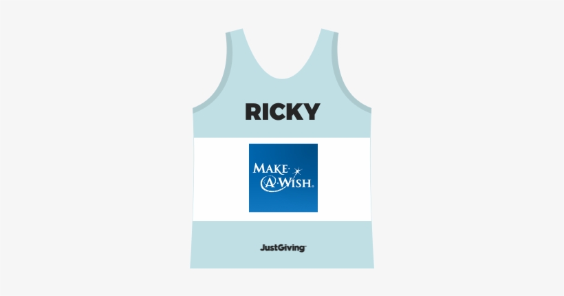 Ricky Dowling - £20,432 - 41 - For Make A Wish - Active Tank, transparent png #2681354