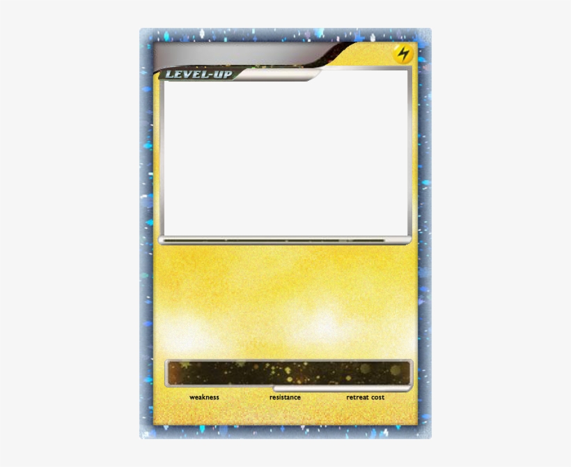 Bw Lightning Lv X Darkrai Blank By - Blank Pokemon Card, transparent png #2681355