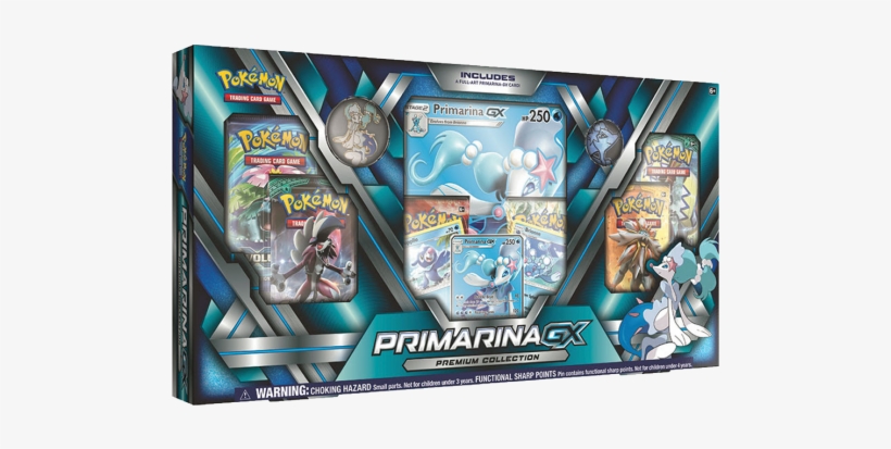 Sun & Moon Primarina-gx Collection Box - Pokemon Primarina Gx Premium Collection, transparent png #2681475