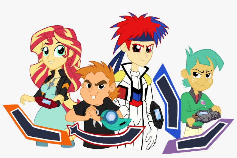 1256029 Safe Oc Crossover Sunset Shimmer Snails Snips, transparent png #2681499