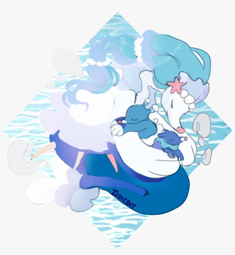 Pokémon Sun And Moon Pokémon Go Blue Cartoon Fictional - Primarina Hug, transparent png #2681589