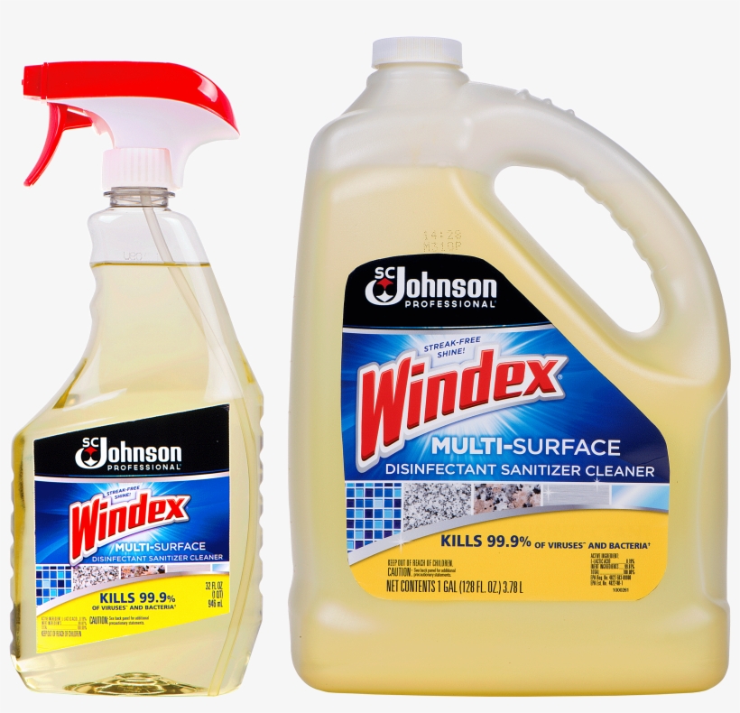Windex® Multi-surface Disinfectant Sanitizer Cleaner, transparent png #2681823