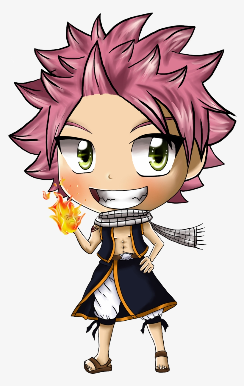 Natsu Dragneel Art Fairy Tail Chibi Drawing - Fairy Tail Chibi Kiss, transparent png #2681886