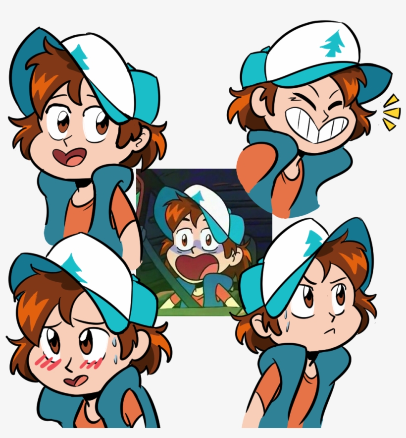 Dipper Pines Mabel Pines Social Group Cartoon Male - Gravity Falls Dipper Anime, transparent png #2682664