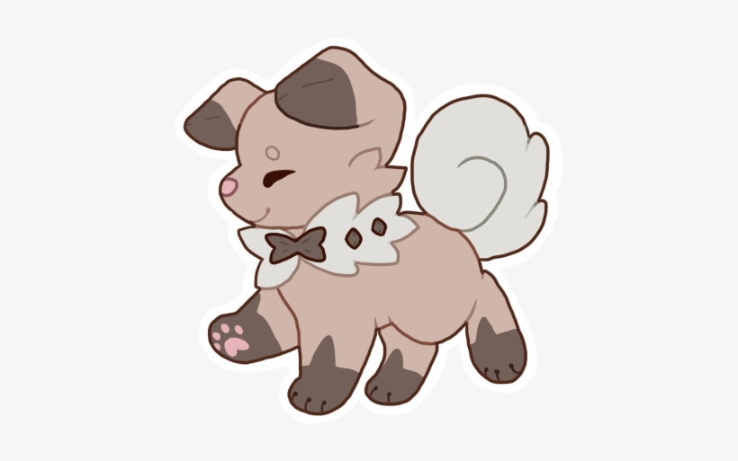 Rockruff - Pokemon Rockruff Chibi, transparent png #2682709