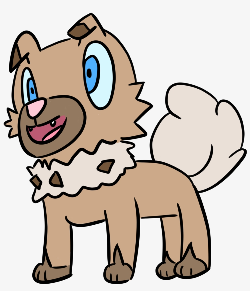 View Rockruff , - Cartoon, transparent png #2682999