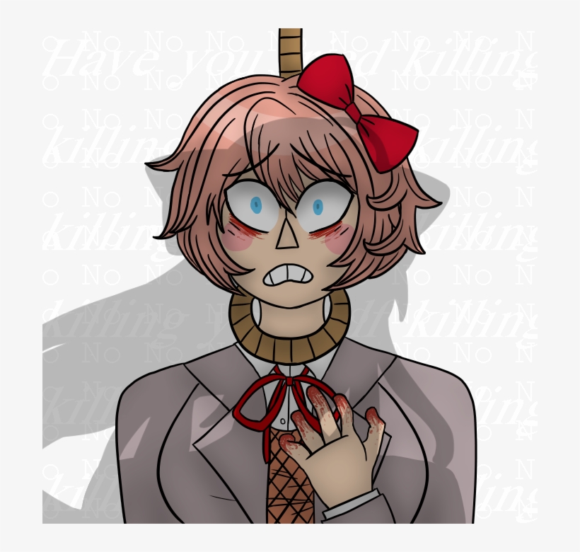 Doki Doki Spoilers Doki Doki Literature Club Sayori - Cartoon, transparent png #2683628