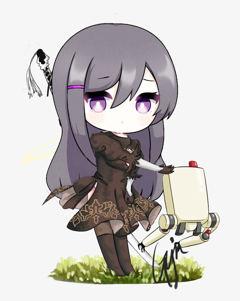Funny How Someone Brought Up Nier Automata - Yuri Doki Doki Literature Club Animatic, transparent png #2683662