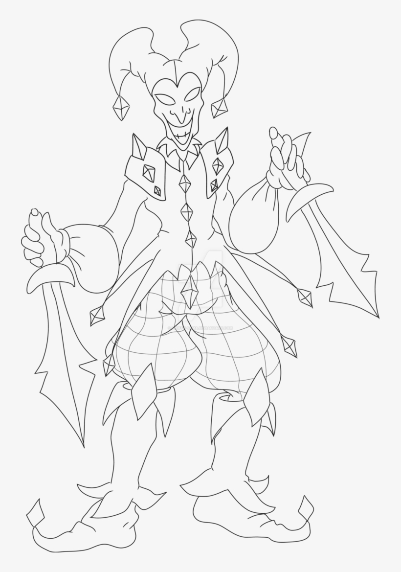 Shaco, The Demon Jester By Fluffy-sama On Deviantart - Desenhos Do Shaco Lol, transparent png #2683713