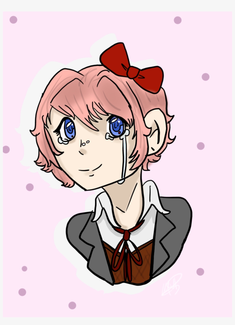 Sayori Ddlc Doki Doki Literature Club Doki Doki Is - Doki Doki Literature Club!, transparent png #2683745