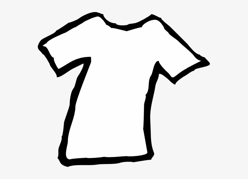 Clothes Black And White Clipart Kid - Clothes Clipart Black And White Png, transparent png #2683861