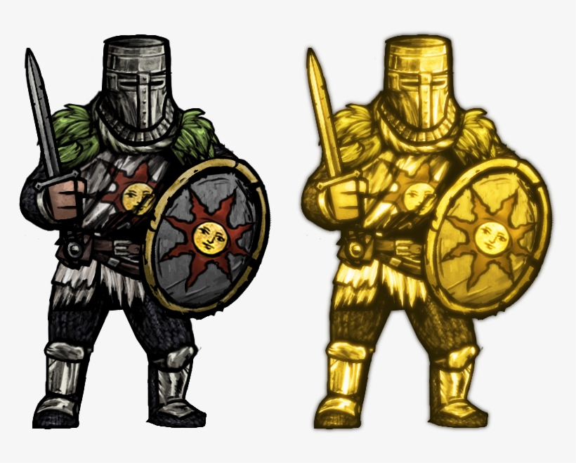 Solaire At Darkest Dungeon Nexus - Darkest Dungeon Sunlight Warrior, transparent png #2684045