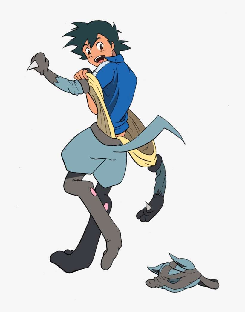 Ash Greninja Transform - Lucario Tf Suit, transparent png #2684047