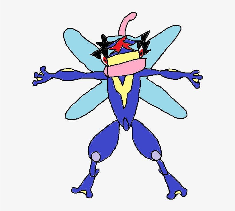 Ash Greninja - Rainbow, transparent png #2684067