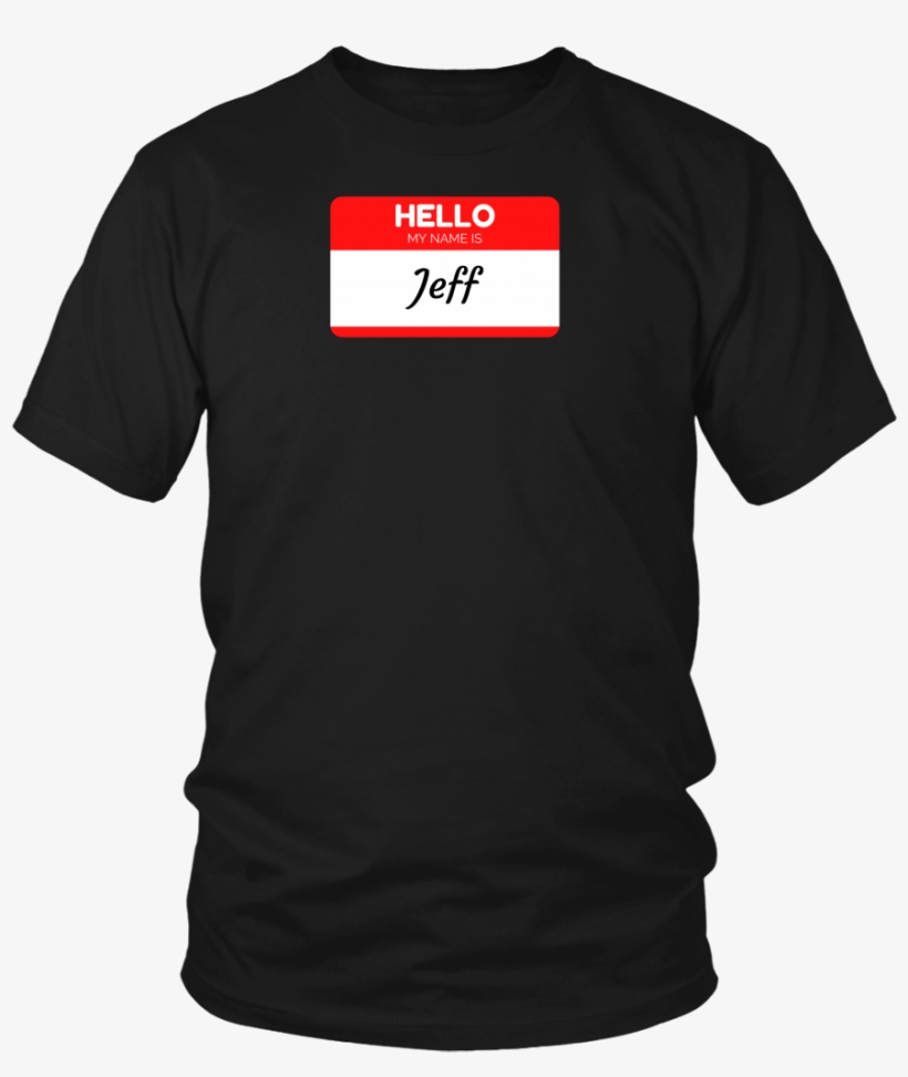 Hello My Name Is Jeff Red - Limited Edition - Warning This Girl Is Protected, transparent png #2684173