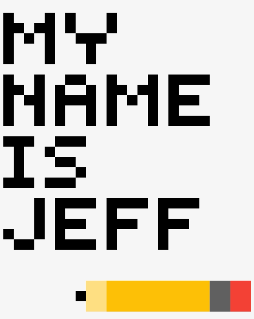My Name Is Jeff - Pixel Game Over Logo Transparent Png, transparent png #2684228