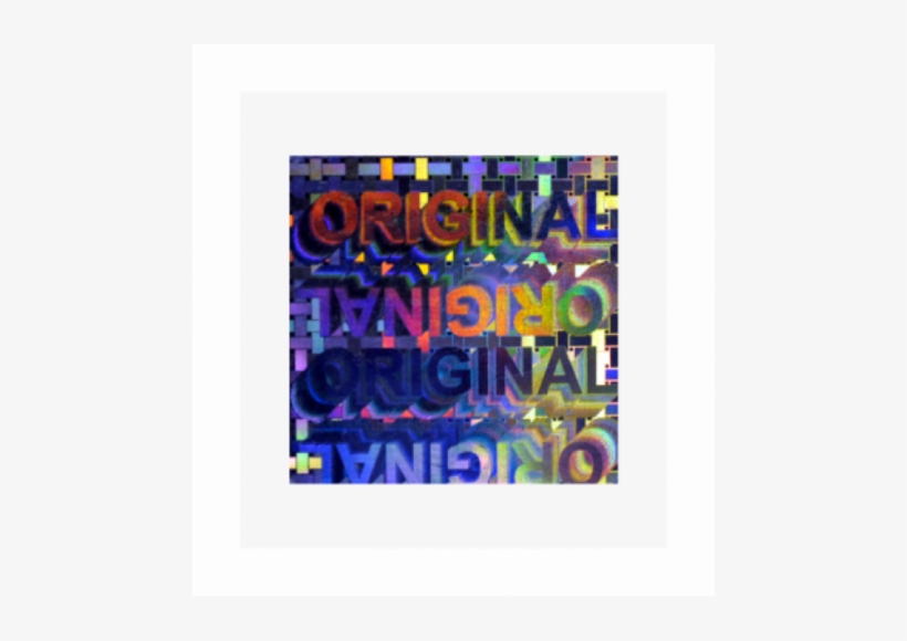 Hologram Stickers Original Original Shadow 5mm X 15mm - Original Hologram Sticker Png, transparent png #2684402