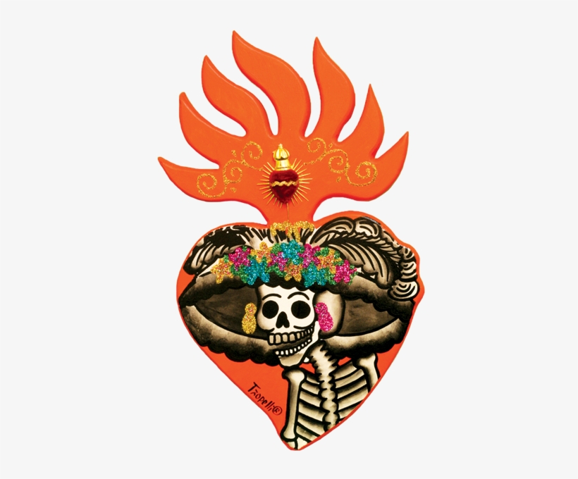 Day Of The Dead Art, Sagrada, Mexican Folk Art, Edgar - The Tell-tale Heart, transparent png #2684530