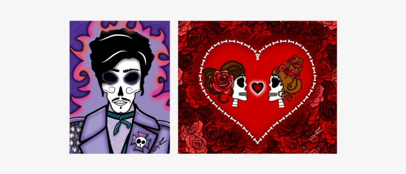 Austin Artist Ladi Loera Will Bring His Día De Los - Prince Day Of The Dead, transparent png #2684707