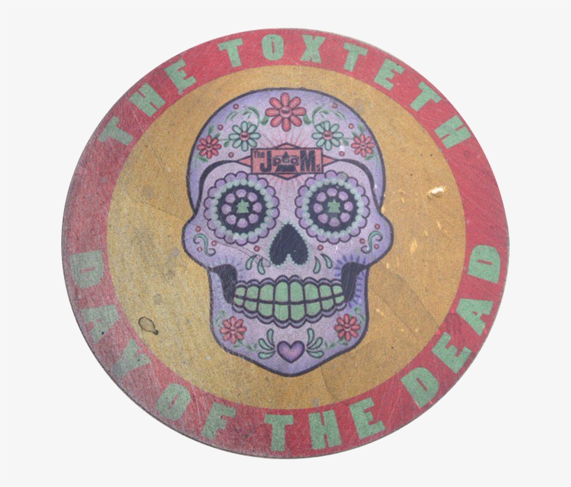 Toxteth Day Of The Dead - Purple Sugar Skull Bag, transparent png #2684729