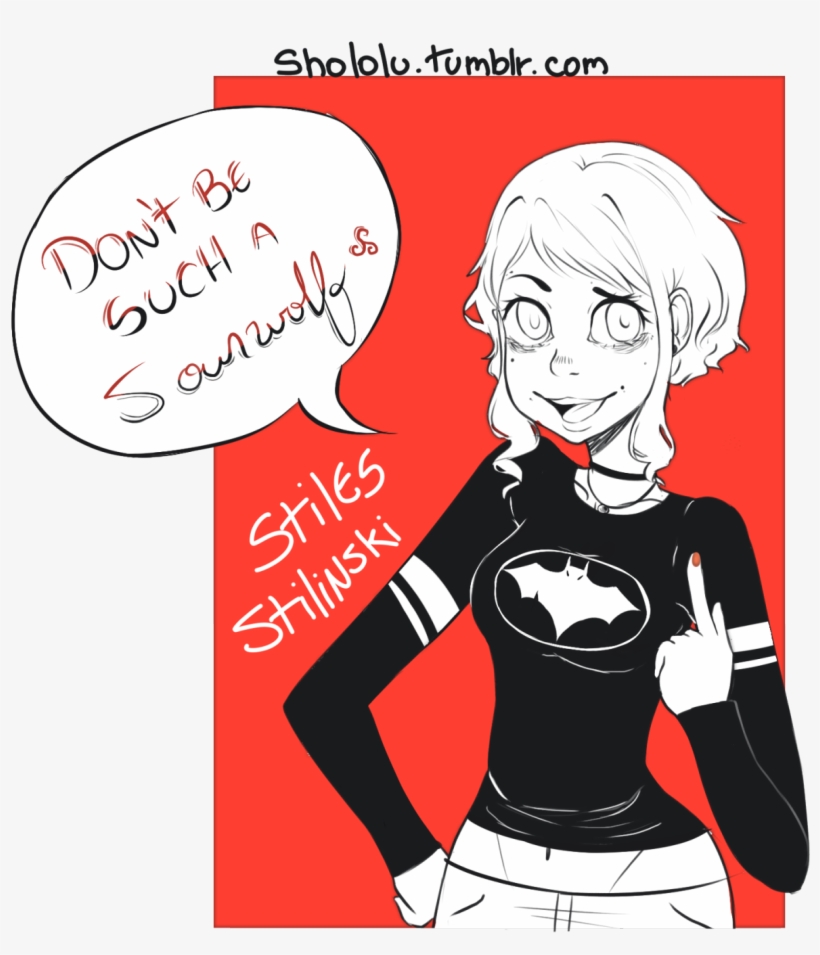 Stiles Stilinski Fem Stiles Shololuart Derek Hale Dylan - Cartoon, transparent png #2684731