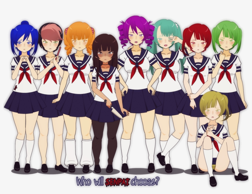 Yandere Simulator Project Justice Princess Luna Clothing - Meninas De Yandere Simulator, transparent png #2684793