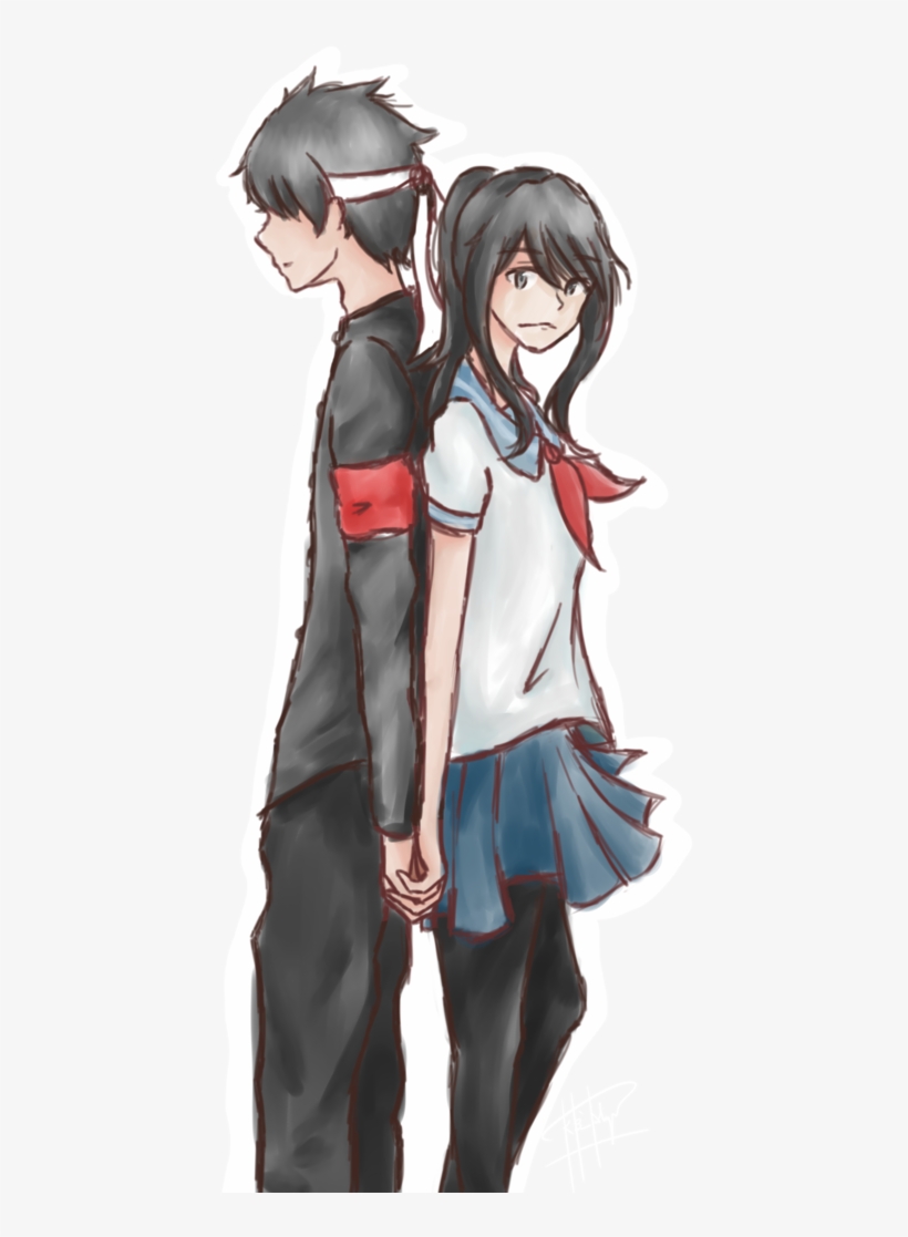 Budo Masuta And Ayano Aishi By Keipup - Ayano X Budo Png, transparent png #...