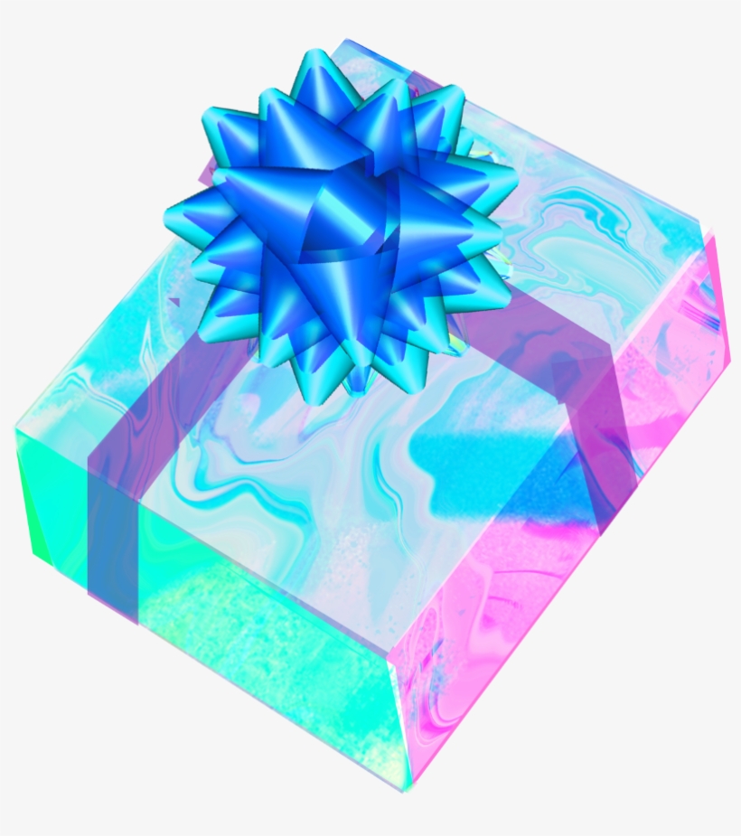Holodaze Holo Holographic Present Box - Triangle, transparent png #2684926