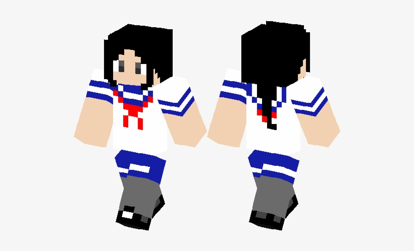 Skin Minecraft Yandere Simulator, transparent png #2684930