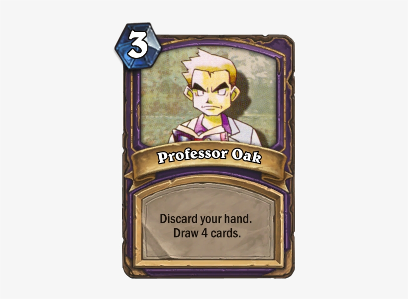 Professor Oak, Discolock Engine - Herthstone Shaman Cards Fan Made, transparent png #2685179