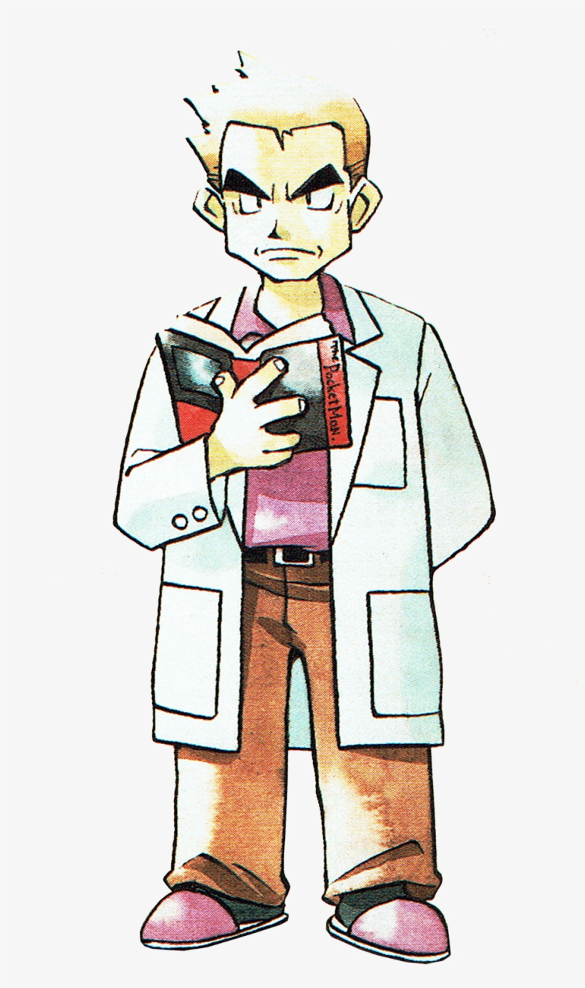 Professor Oak From The Original Pokemon [the Video - Professor Oak Forgetting Gary's Name, transparent png #2685203