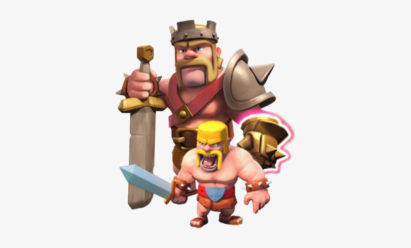 The Iron Fist Ability Barbarian King - Hình Nền Clash Of Clans, transparent png #2685310