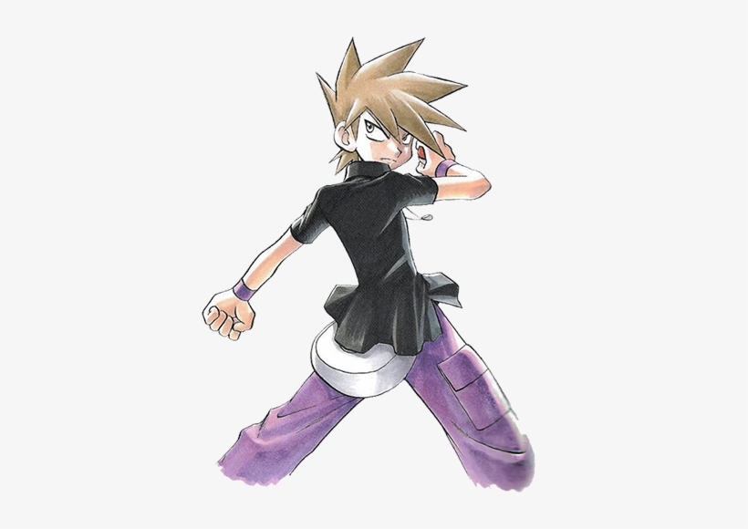 Green Oak - Blue From Pokemon Adventures, transparent png #2685561