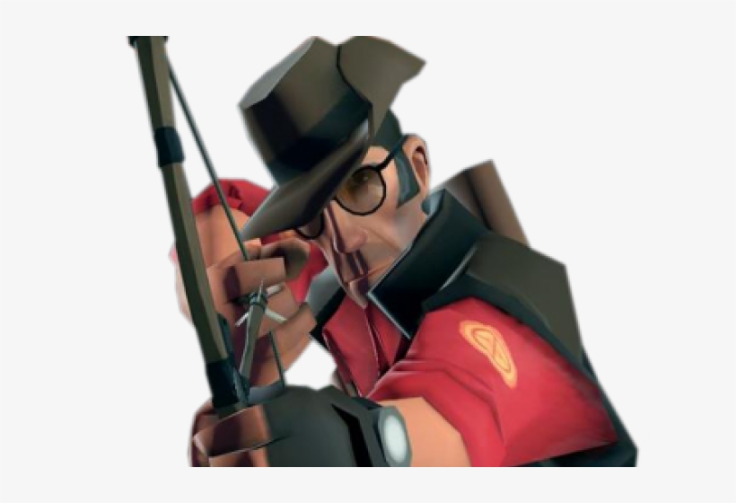 Drawn Snipers Huntsman - Team Fortress 2 Sniper, transparent png #2686539