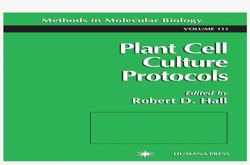 Plant Cell Culture Protocols ) - Carmine, transparent png #2686573