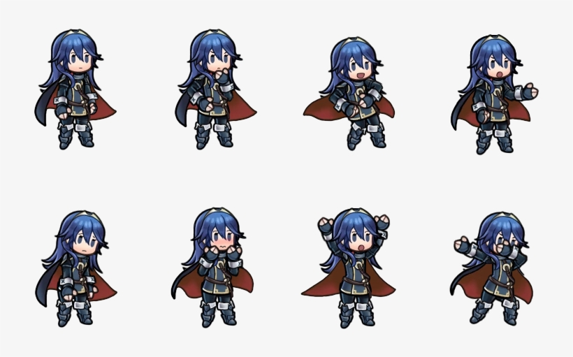 Here's Some Bonus Lucina Sprites That I Assembled For - Fire Emblem Robin Dabbing, transparent png #2686593