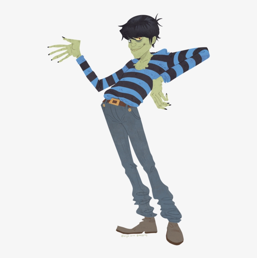 The Whole Gorillaz Gang - Gorillaz Saturnz Barz Transparent, transparent png #2686773