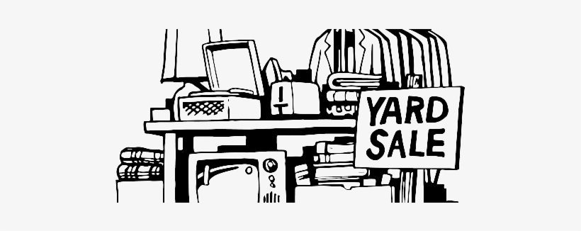 18 Awesome Tips For Hosting A Successful Garage Sale - Garage Sale Black And White, transparent png #2686793