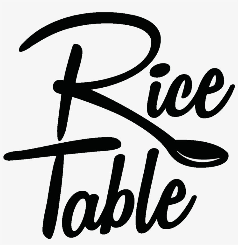Rice Table Logo - Calligraphy, transparent png #2686931