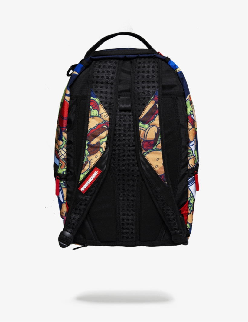 Sprayground- Bob's Burgers Mashup Backpack - Burger Mashup Sprayground Bookbag, transparent png #2687085