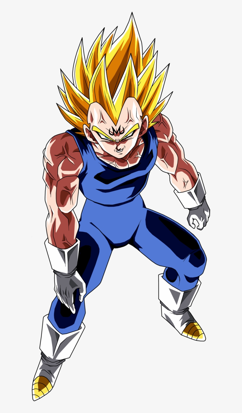 dragon ball z majin buu vegeta