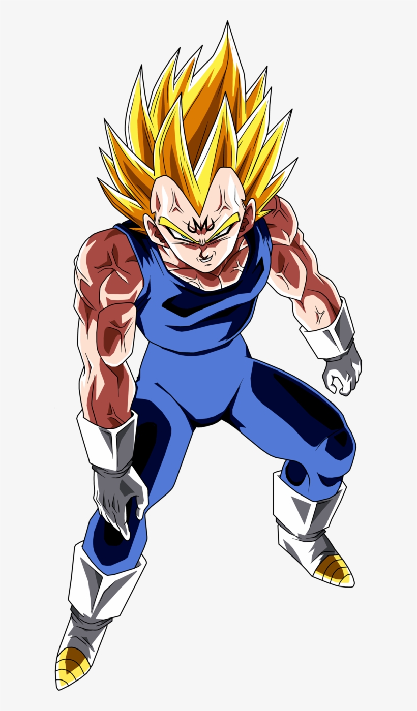 Majin Vegeta 2 By Brusselthesaiyan - Imágenes De Majin Vegeta, transparent png #2687218