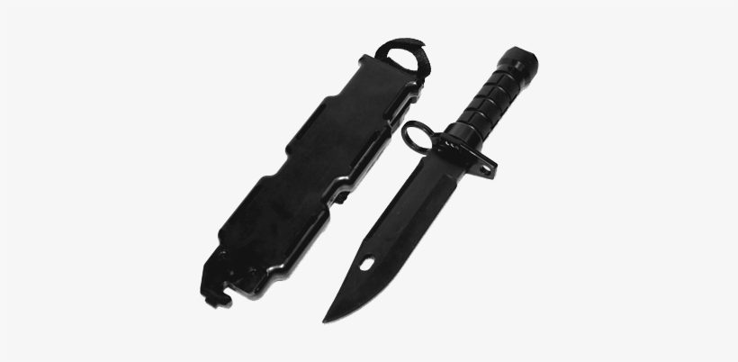 Lasertag Knife - Airsoft Us Army Plastic Model Knife For Training Wargame, transparent png #2687282
