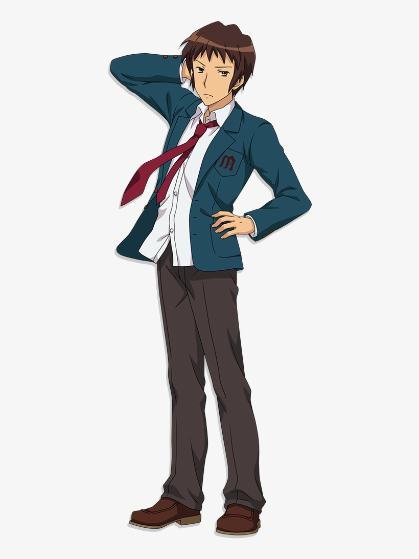 Kyon - Haruhi Suzumiya Kyon, transparent png #2687368