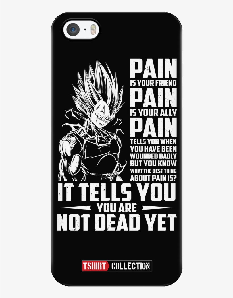 Super Saiyan Majin Vegeta Pain Iphone 5, 5s, 6, 6s, - Dragon Ball Z Quotes Pain, transparent png #2687581